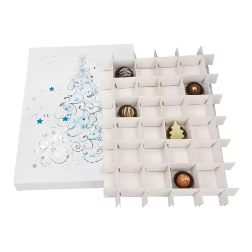 Karácsonyi papír adventi kalendárium