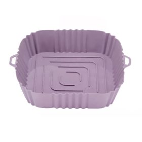 Szilikon air fryer sütőforma – Négyzet – 20,5 cm