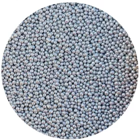   Nonpareils szórócukor, cukorgyöngy – Ezüst metál - 50g