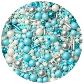   Szórócukor, cukorgyöngy - Frozen Heart - Jégvarázs mix 50g