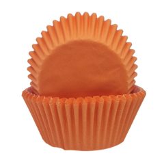 100 darabos muffin papír – Narancssárga