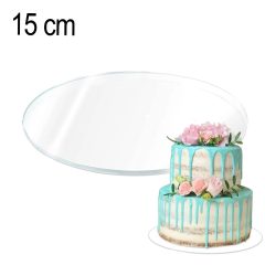 Akril torta alátét – 15 cm 