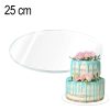 Akril torta alátét – 25 cm 