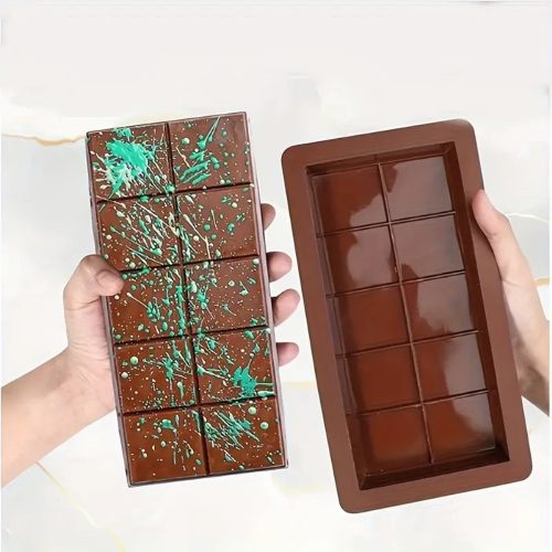 Óriás szilikon táblás csokoládé forma 