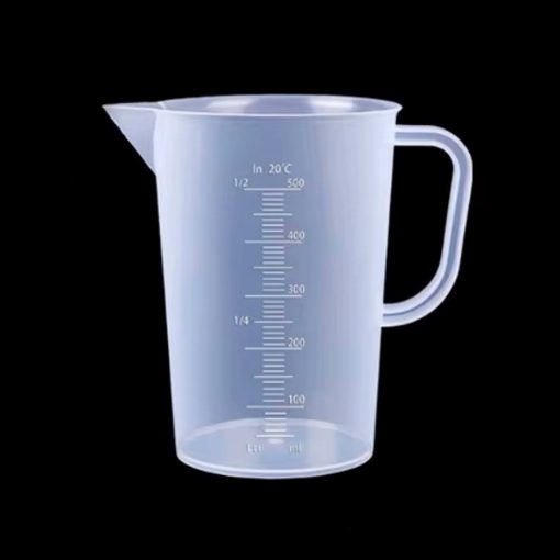 Műanyag mérőkancsó, mérőpohár – 500 ml