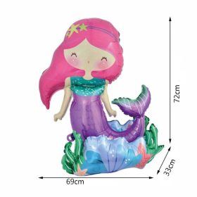 Álló fólia lufi – Sellő, hableány