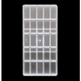 Polikarbonát bonbon forma – Csíkos tégla 