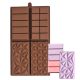 4 részes szilikon táblás csokoládé forma – Vegyes minta