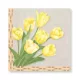 20 darabos papír szalvéta – Húsvéti minta – Tulipán