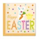 20 darabos papír szalvéta – Húsvéti minta – Happy Easter