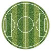 Dekorációs ostyalap – Focipálya - Kerek