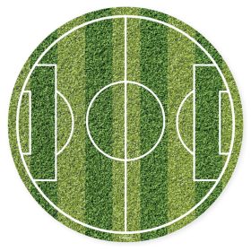 Dekorációs ostyalap – Focipálya - Kerek