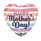 Fólia lufi - Boldog Anyák Napját - Happy Mother's Day – Szív alakú