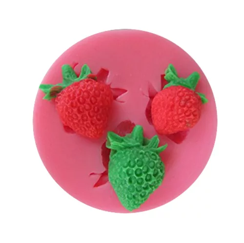 Szilikon fondant és marcipán mintázó – Eper
