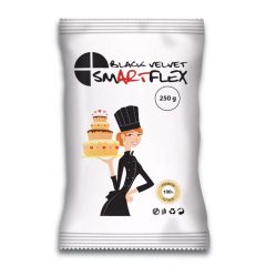 Smartflex - Fondant massza - Fekete - 250g