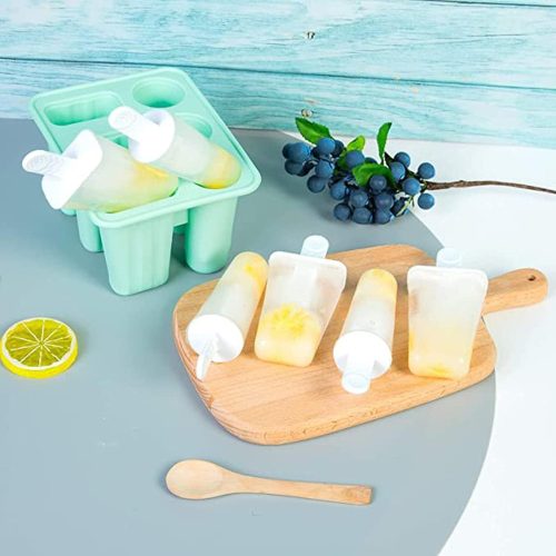 6 részes szilikon jégkrém forma - 2 féle minta egy formában