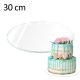 Akril torta alátét – 30 cm