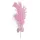 Tortadekoráció - Tollak - Rózsaszín és fehér