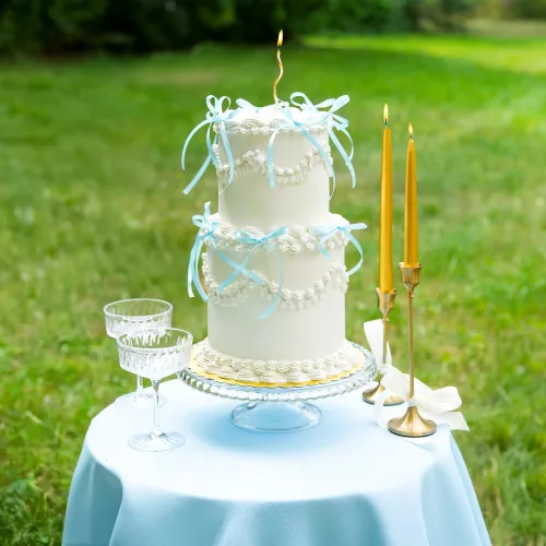 10 darabos masnis tortadísz, tortadekoráció – Kék