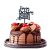 Akril tortadekoráció "Happy Birthday" felirattal – Foci, focilabda