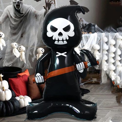 Fólia lufi – Halloween minta – Kaszás sarlóval