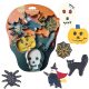 6 darabos fém süteménykiszúró forma – Halloween minták