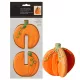 2 darabos fém süteménykiszúró - 3D halloween-i tök