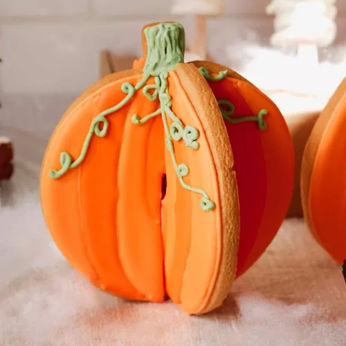2 darabos fém süteménykiszúró - 3D halloween-i tök