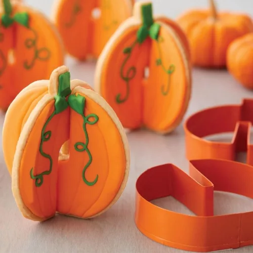 2 darabos fém süteménykiszúró - 3D halloween-i tök