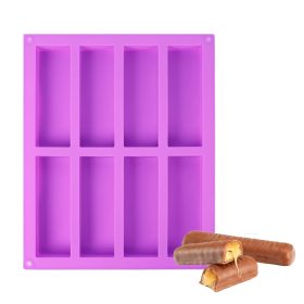   8 részes szilikon forma - Brownie, müzli szelete, csokoládé szelet