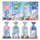 12 darabos mintás celofán zacskó, ajándéktasak - Sellő, hableány, tenger