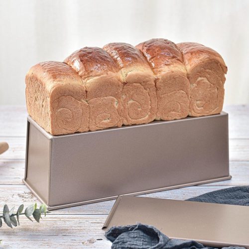 Kenyérsütő, toast kenyér forma fedéllel – Nagy