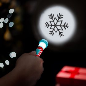 Karácsonyi LED-es zseblámpa - 5 féle világítási minta