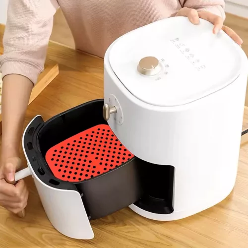 Air Fryer szilikon betét 21 cm × 21 cm – Kicsi