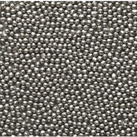   Szórócukor, cukorgyöngy – Apró gyöngyök – Fényes ezüst - 50g