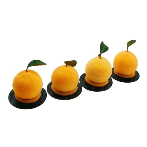 Szilikon sütemény forma, mousse forma – Narancs, mandarin