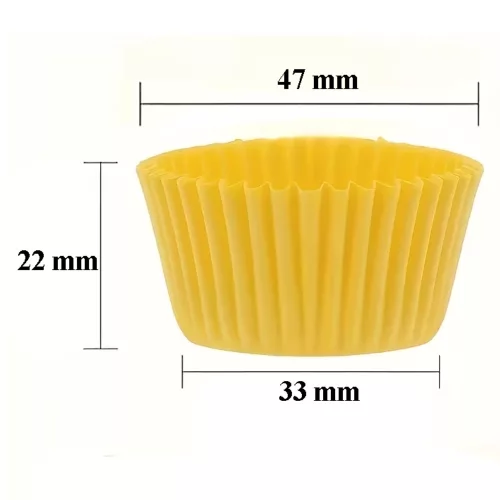 600 darabos muffin papír – Vegyes színekben – 8 cm