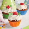 600 darabos muffin papír – Vegyes színekben – 8 cm
