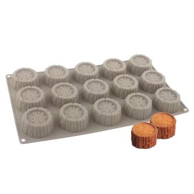 15 részes szilikon forma – Farönk, fatörzs 