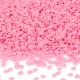 Szórócukor, cukorgyöngy - Konfetti szívek - Mini rózsaszín szívek - 40g