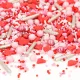 Szórócukor, cukorgyöngy - Szerelmes levél - Piros és rózsaszín - 40g