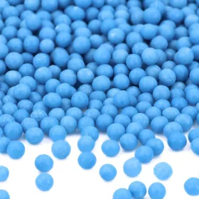 Szórócukor, cukorgyöngy - Kék cukorgyöngy - 5mm 50g