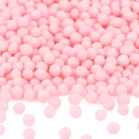   Szórócukor, cukorgyöngy - Rózsaszín cukorgyöngy - 5mm 50g
