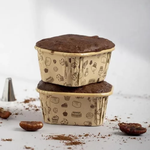 6 darabos papír muffin papír – Mintás – Négyzet