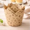 12 darabos papír muffin papír – Mintás – Tulipán forma