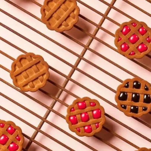 15 részes szilikon mousse forma - Fonott kosárka, pite forma