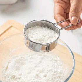 3 darabos fém szűrő, liszt szita