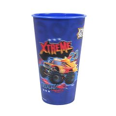 3D hatású műanyag pohár - Terepjáró - 480 ml