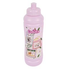 Műanyag kulacs - Állatos Cutiez - 450 ml