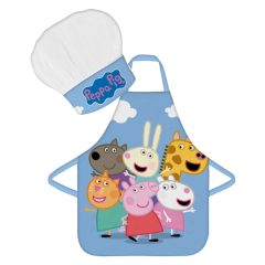 2 részes gyerek kötény szett - Peppa malac 